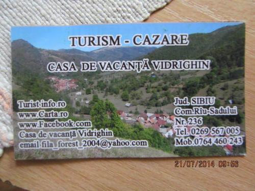 Casa de vacanta Vidrighin - 934